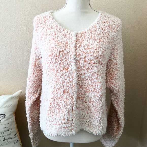 NWT peach popcorn sweather Hippie Rose small - Picture 2 of 8